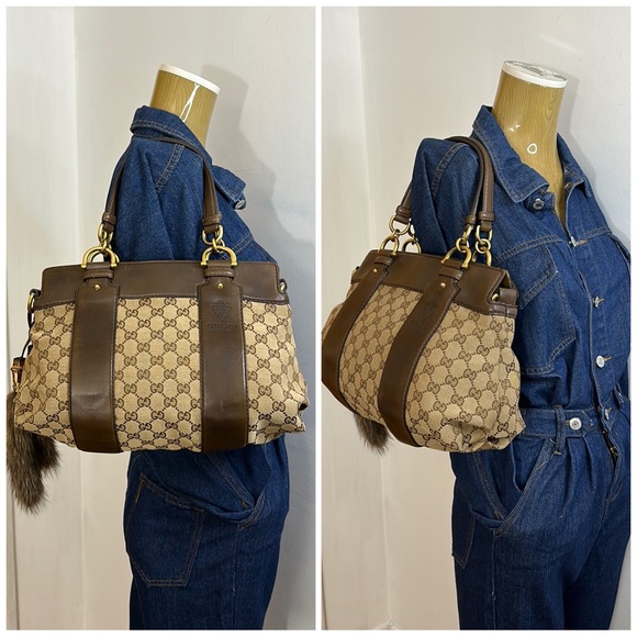 GUCCI Convertible GG Canvas Bag - Picture 1 of 13